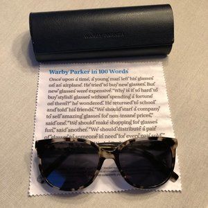 Warby Parker Raglan Sunglasses in Pearled Tortoise
